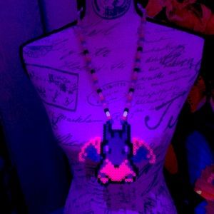 Dragon Quartz Beaded Kandi Bracelet — Rave/Festival Accessory, OS